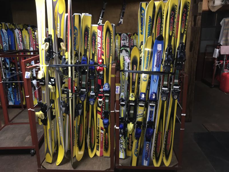 中古スキー板＆ビンディング（カービングスキー） - 子供スキーサポートセンター